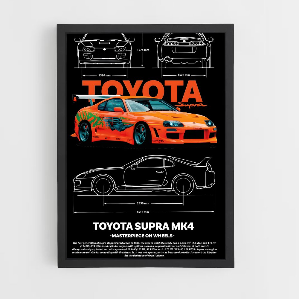 Poster Supra Legend – affiche Toyota (vue 2)